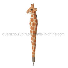 Custom Wooden Cute Animal Ball Point Pen